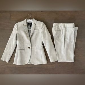 Jcrew Super 120s Wool Suit Blazer And Pants Set